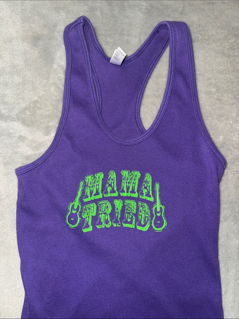 Junk Gypsy - Miranda Lambert Purple Ribbed 'MAMA TRIED' Graphic